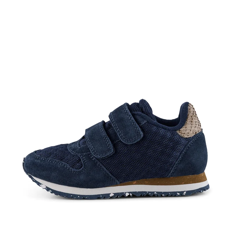 Ydun Suede Mesh Kids - Navy