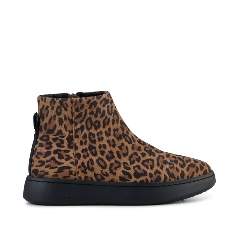 Abbi Suede Print - Leopard