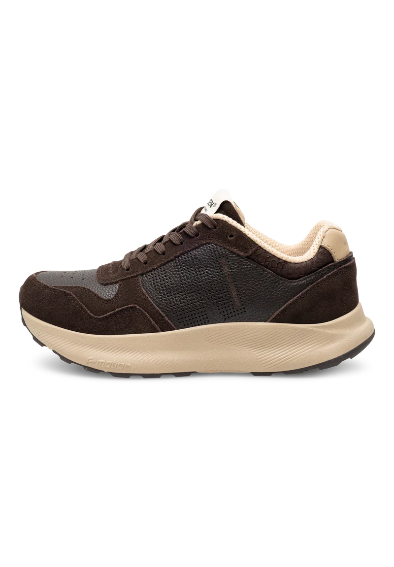 Mathilde Runner Leather - Chocolate