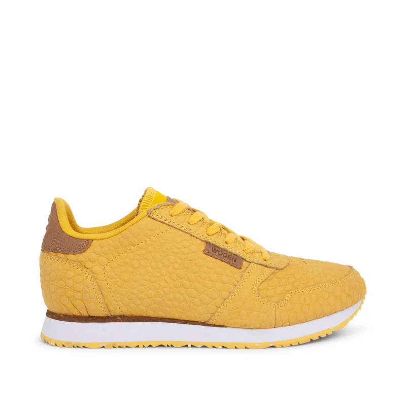 Ydun Stamped Leather - Super Lemon