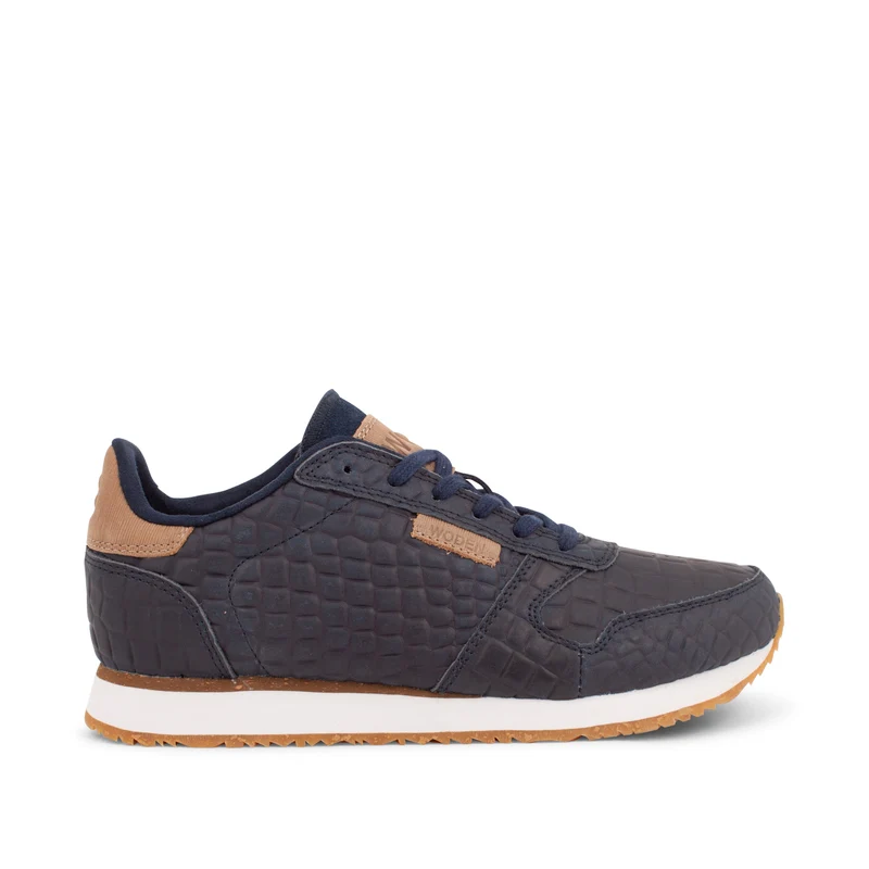 Ydun Stamped Leather - Navy