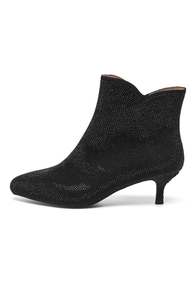 Saga Zip Crystal - Black/Black