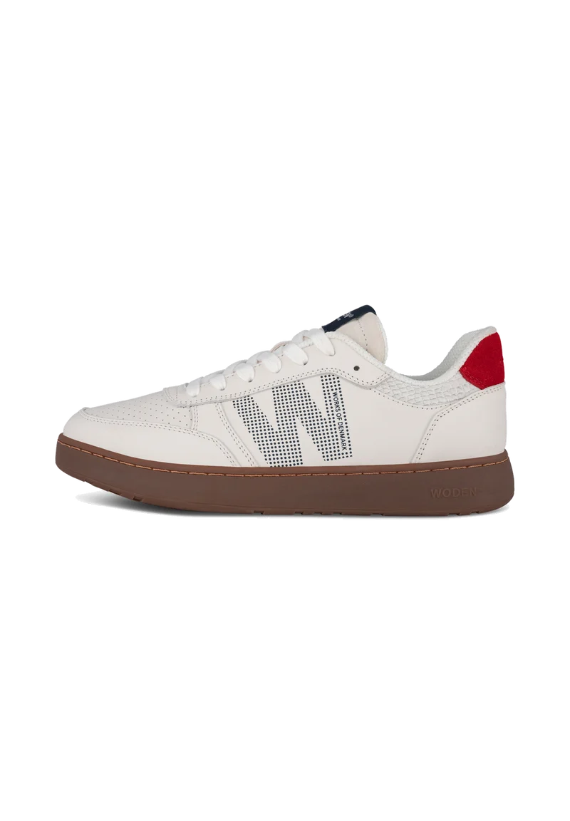 Frode Leather - Fire Red/Navy
