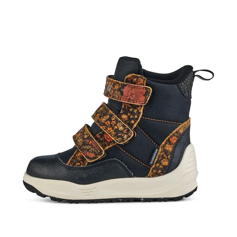 Adrian Boot Print - Black Flower