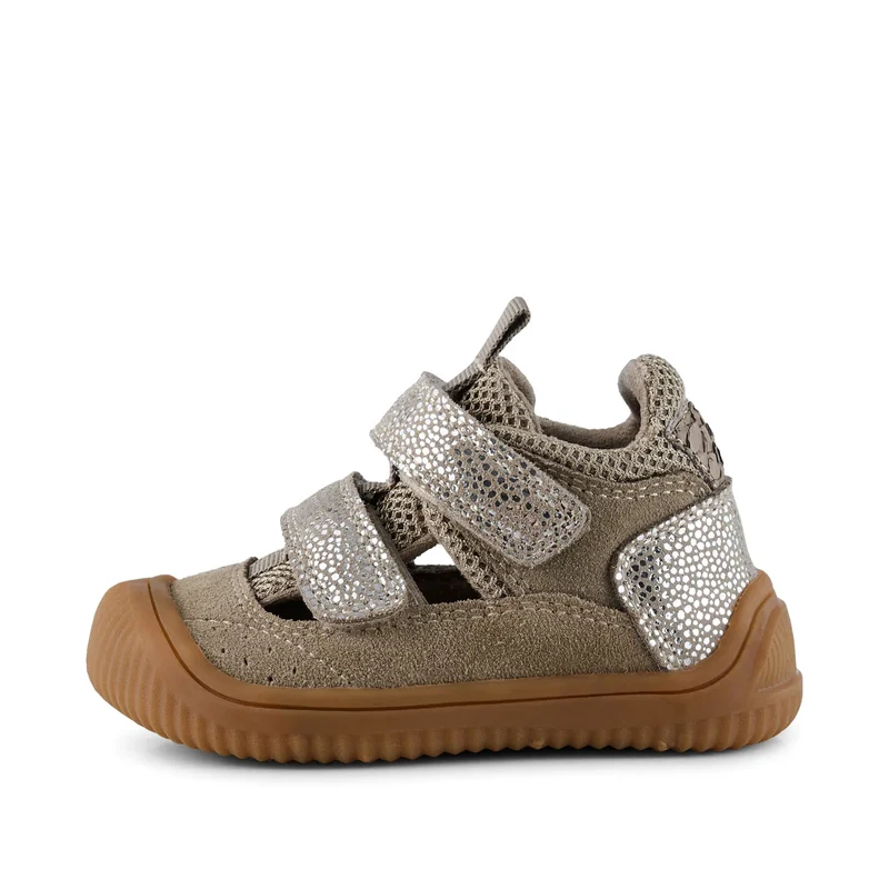Tristan Sandal Pearl - Silver Mink