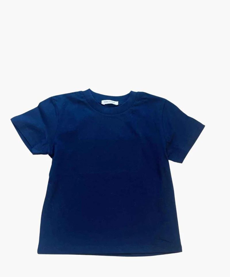 Marie Morenz T-Shirt Baumwolle Marine Kinder Kurzarm