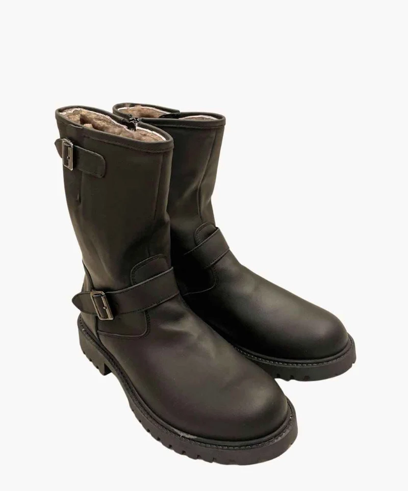Verdecchia 1404 Biker Boot nero