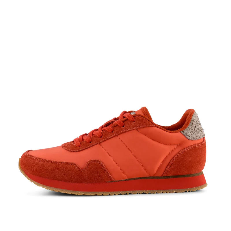 Nora III Leather - Neon Red