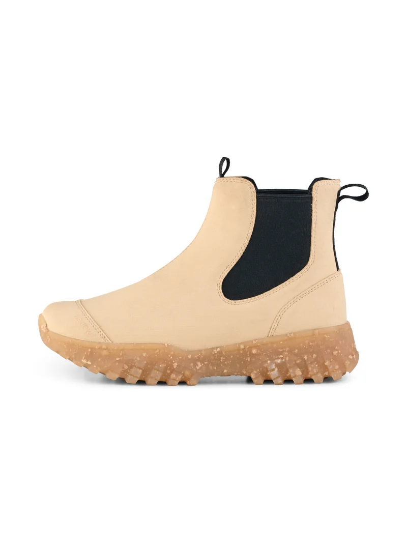 Magda Rubber Track Boot - Beige