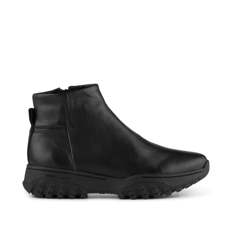 Abbi Track Leather - Black