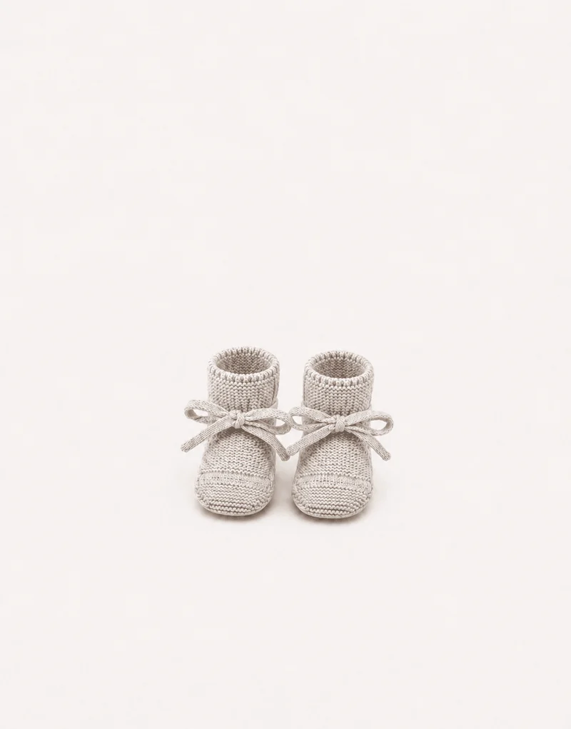 Marie Morenz Strickschuhe Merinowolle rosewood Onesize0-1 Jahr