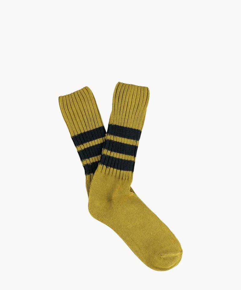 Herren Crew SockenvStreifen Cumin-Marine