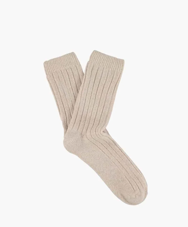 Damen Crew Socken Kaschmirmix Rosa