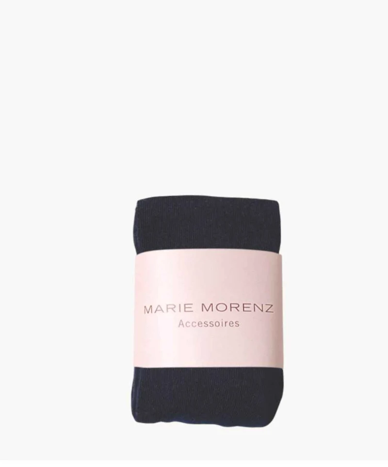 Marie Morenz Strumpfhose Marine Baumwolle Elastahn