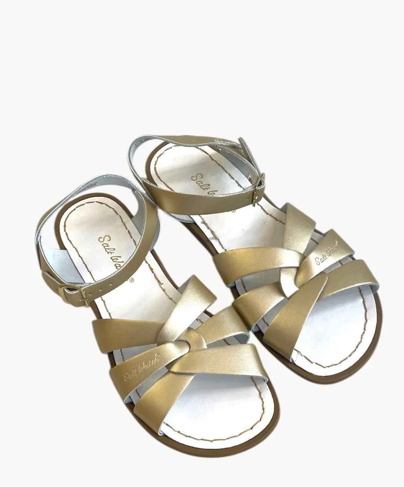 Saltwatersandals Original Gold Dame + Kind