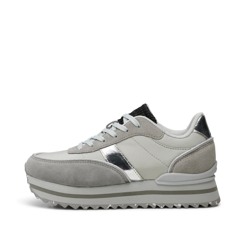 Nellie II Metallic Plateau - Sea Fog Grey