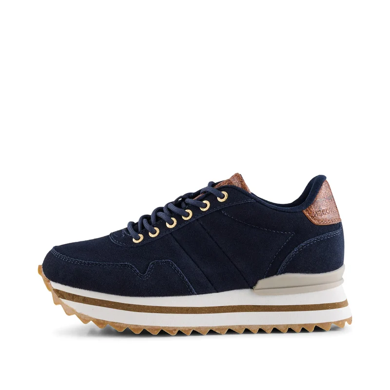 Nora III Suede Plateau - Dark Navy