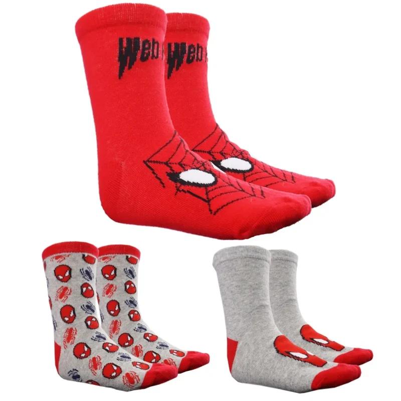 Marvel Spiderman Sneaker Socken 3er Pack