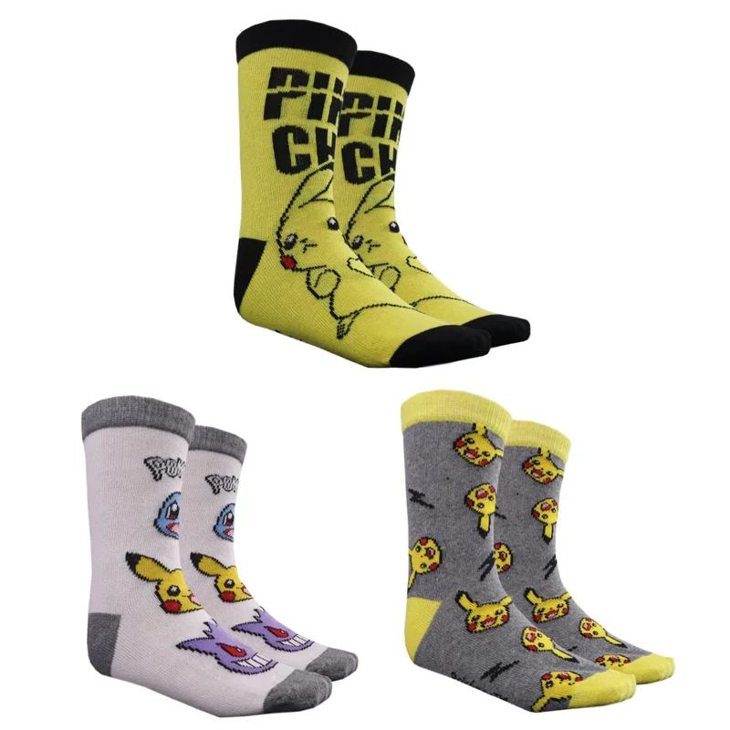 Pokemon Pikachu Socken 3-er Pack