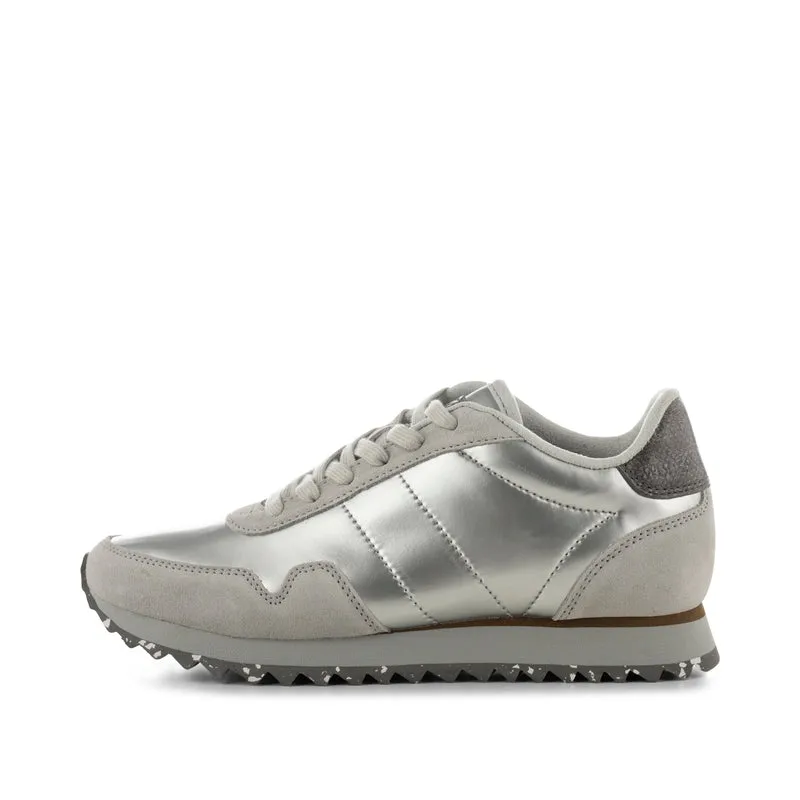 Nora III Metallic Nylon - Sea Fog Grey