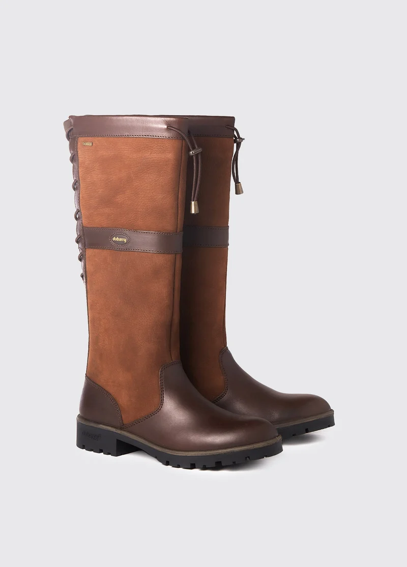 Glanmire Stiefel mit verstellbarem Schaft- Walnut