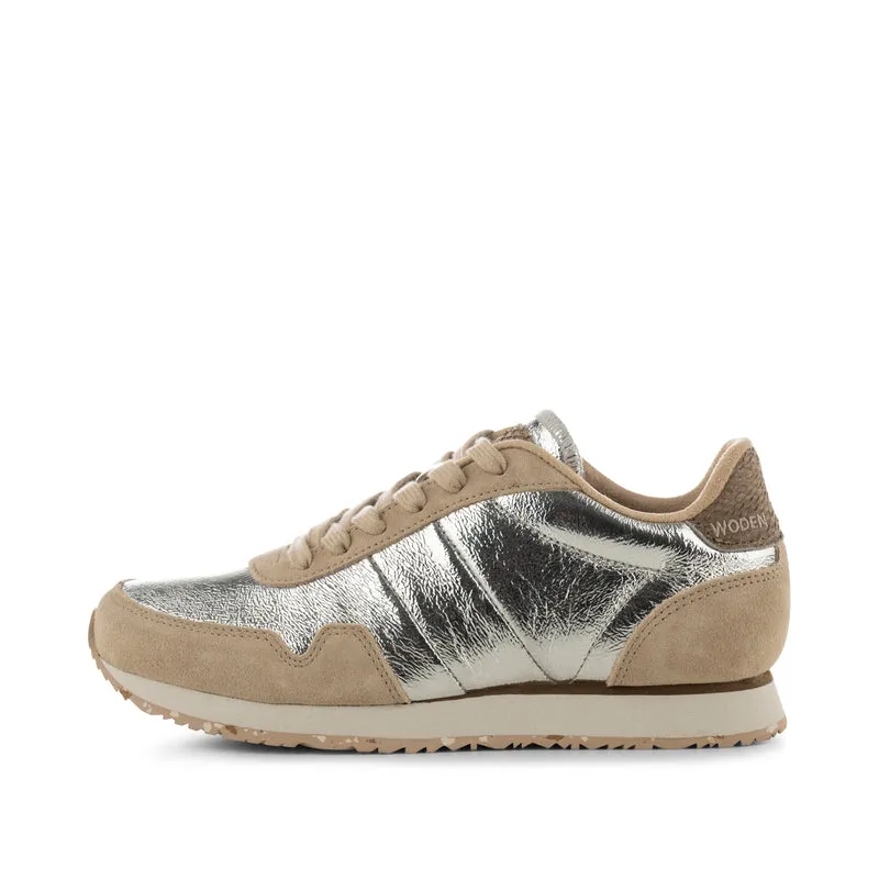 Nora III Metallic Leather - Silver